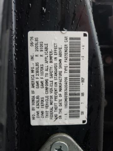 Photo 11 VIN: 1HGCM66587A004066 - HONDA ACCORD 