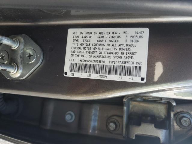 Photo 11 VIN: 1HGCM66587A079530 - HONDA ACCORD EX 