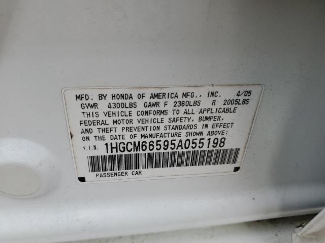 Photo 12 VIN: 1HGCM66595A055198 - HONDA ACCORD 