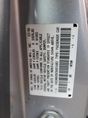 Photo 11 VIN: 1HGCM66597A001483 - HONDA ACCORD EX 