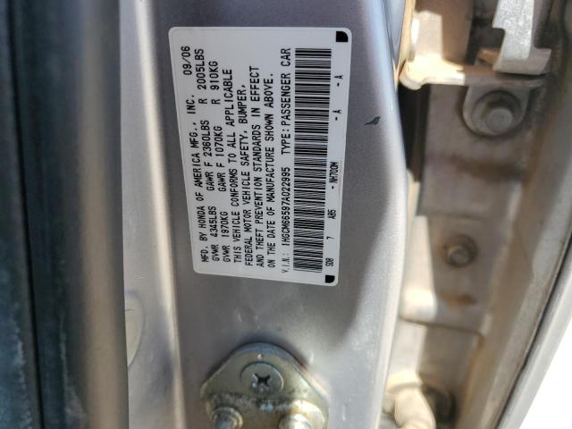 Photo 11 VIN: 1HGCM66597A022995 - HONDA ACCORD EX 