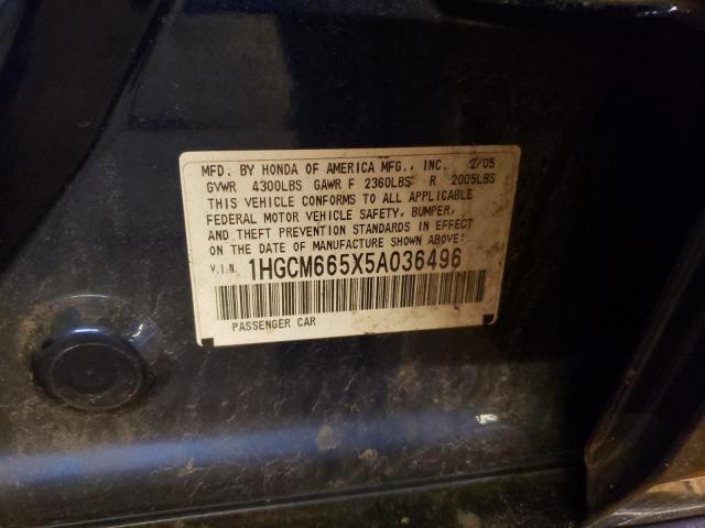 Photo 11 VIN: 1HGCM665X5A036496 - HONDA ACCORD 