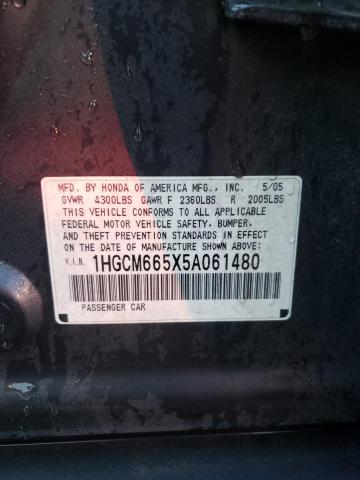 Photo 11 VIN: 1HGCM665X5A061480 - HONDA ACCORD EX 