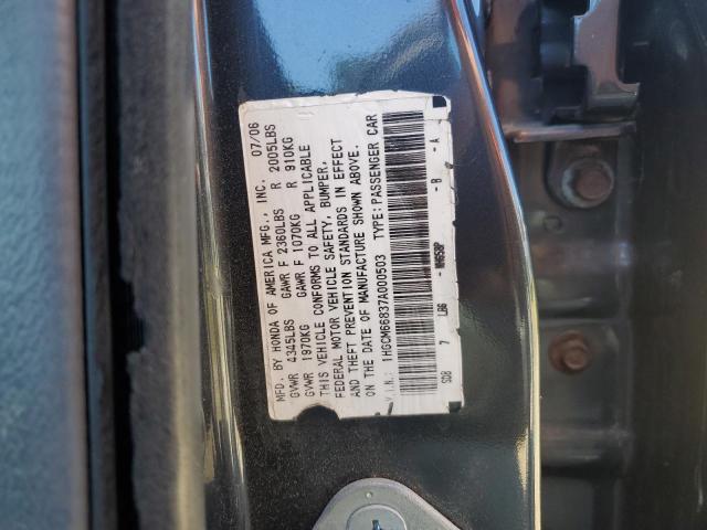 Photo 12 VIN: 1HGCM66837A000503 - HONDA ACCORD EX 