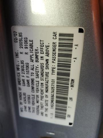 Photo 11 VIN: 1HGCM66847A057101 - HONDA ACCORD EX 