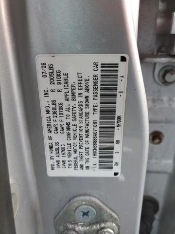 Photo 11 VIN: 1HGCM66886A071081 - HONDA ACCORD 