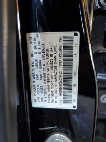 Photo 12 VIN: 1HGCM668X5A077432 - HONDA ACCORD 