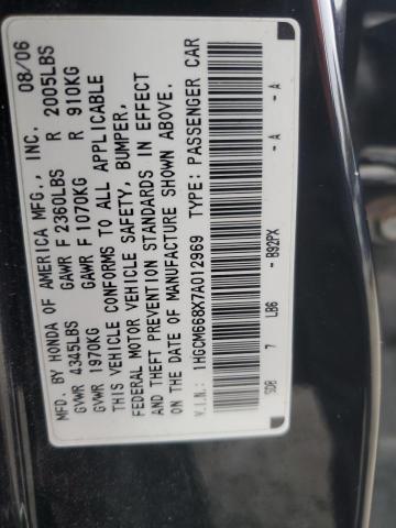 Photo 11 VIN: 1HGCM668X7A012969 - HONDA ACCORD EX 