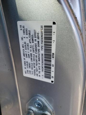 Photo 9 VIN: 1HGCM71636A000396 - HONDA ACCORD EX 