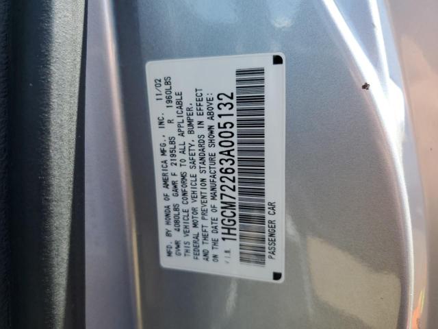 Photo 11 VIN: 1HGCM72263A005132 - HONDA ACCORD 