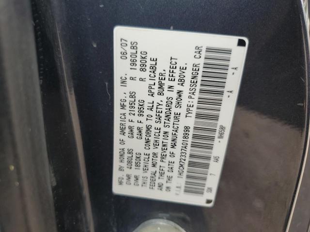 Photo 11 VIN: 1HGCM72337A018998 - HONDA ACCORD 