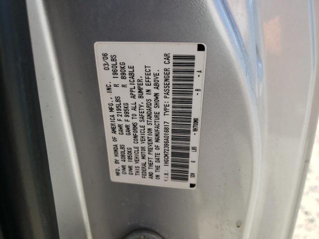 Photo 11 VIN: 1HGCM72396A016817 - HONDA ACCORD 