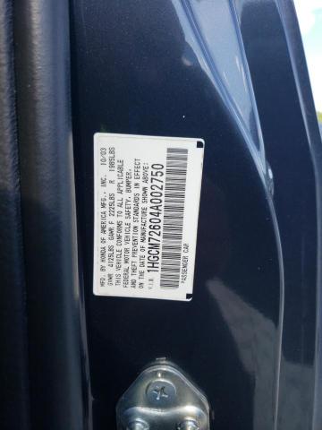 Photo 11 VIN: 1HGCM72604A002750 - HONDA ACCORD 