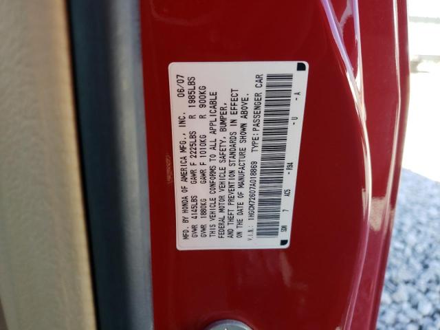 Photo 12 VIN: 1HGCM72607A018869 - HONDA ACCORD EX 