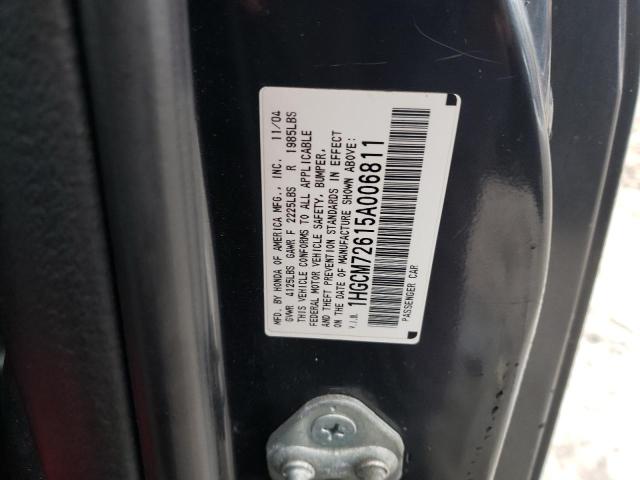 Photo 11 VIN: 1HGCM72615A006811 - HONDA ACCORD 