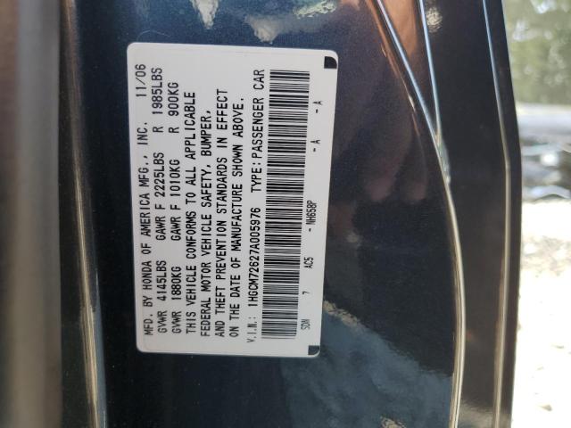 Photo 11 VIN: 1HGCM72627A005976 - HONDA ACCORD 