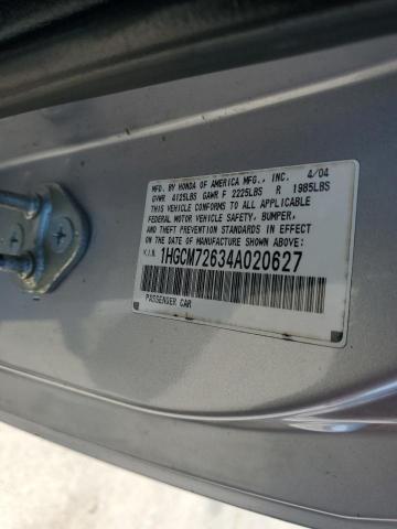 Photo 11 VIN: 1HGCM72634A020627 - HONDA ACCORD 