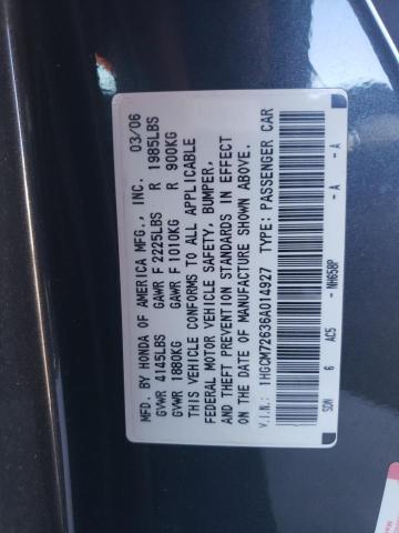 Photo 12 VIN: 1HGCM72636A014927 - HONDA ACCORD 