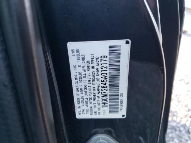 Photo 9 VIN: 1HGCM72645A012179 - HONDA ACCORD EX 