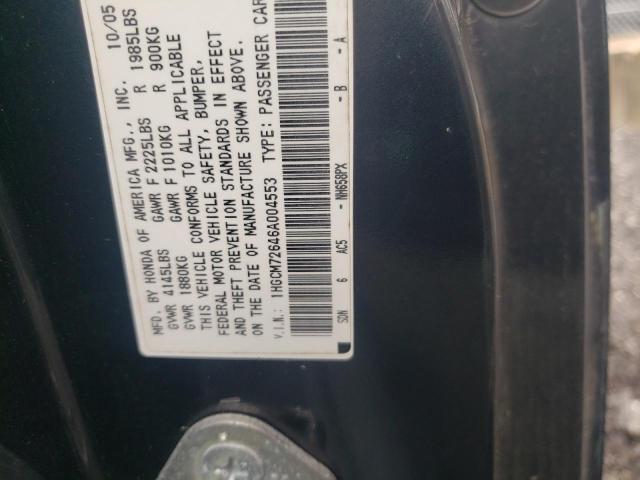 Photo 11 VIN: 1HGCM72646A004553 - HONDA ACCORD 