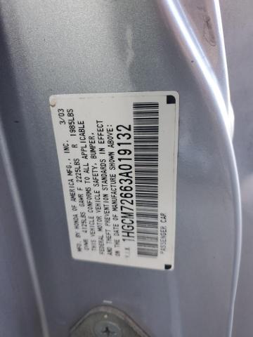 Photo 11 VIN: 1HGCM72663A019132 - HONDA ACCORD 