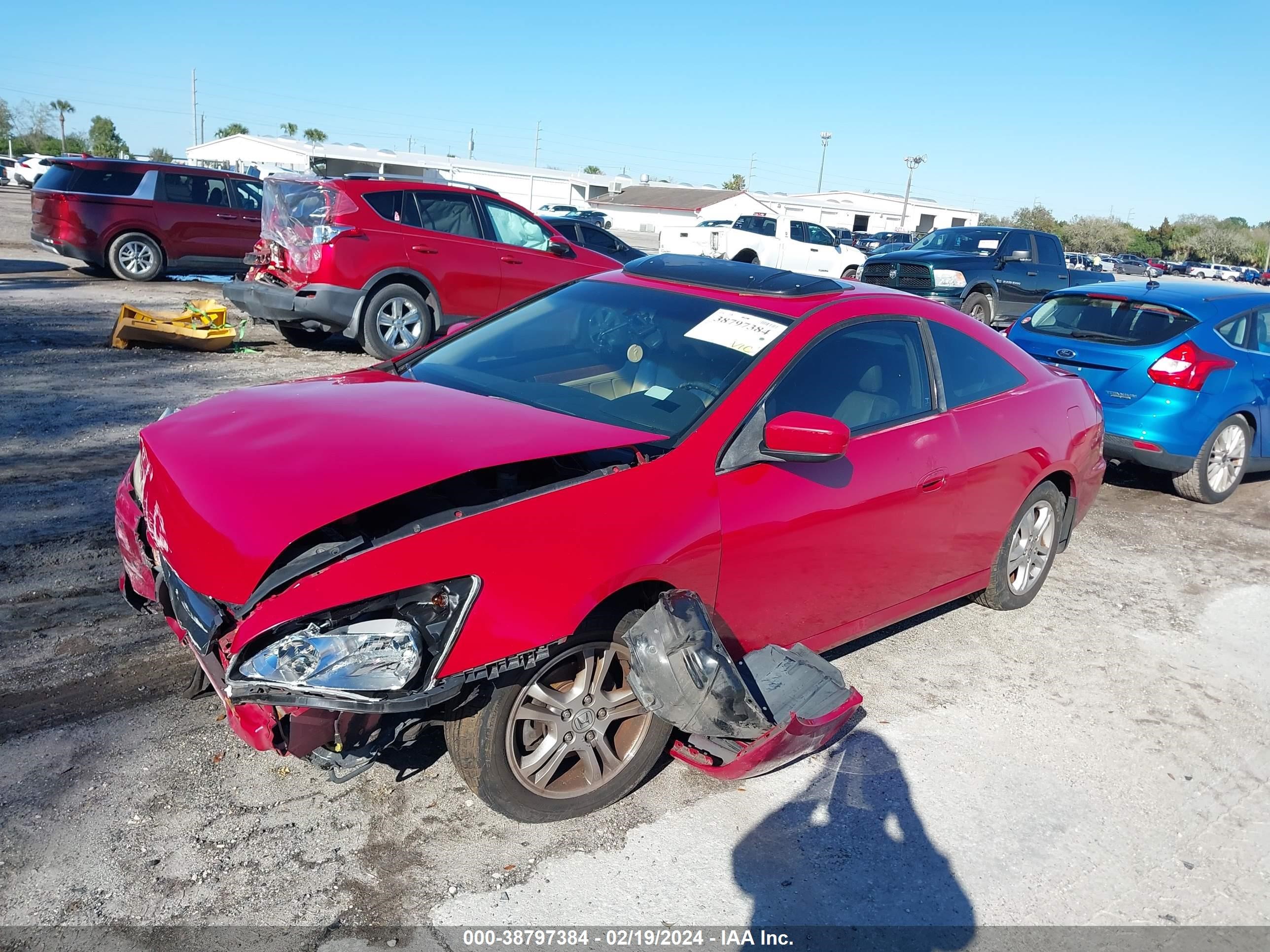 Photo 1 VIN: 1HGCM72677A018903 - HONDA ACCORD 