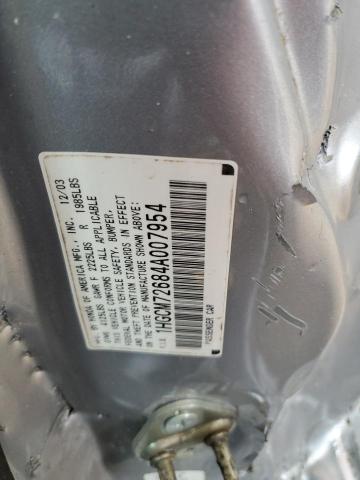 Photo 11 VIN: 1HGCM72684A007954 - HONDA ACCORD 