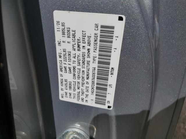 Photo 11 VIN: 1HGCM72687A006744 - HONDA ACCORD EX 