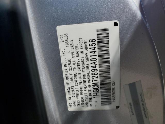 Photo 11 VIN: 1HGCM72694A014458 - HONDA ACCORD 