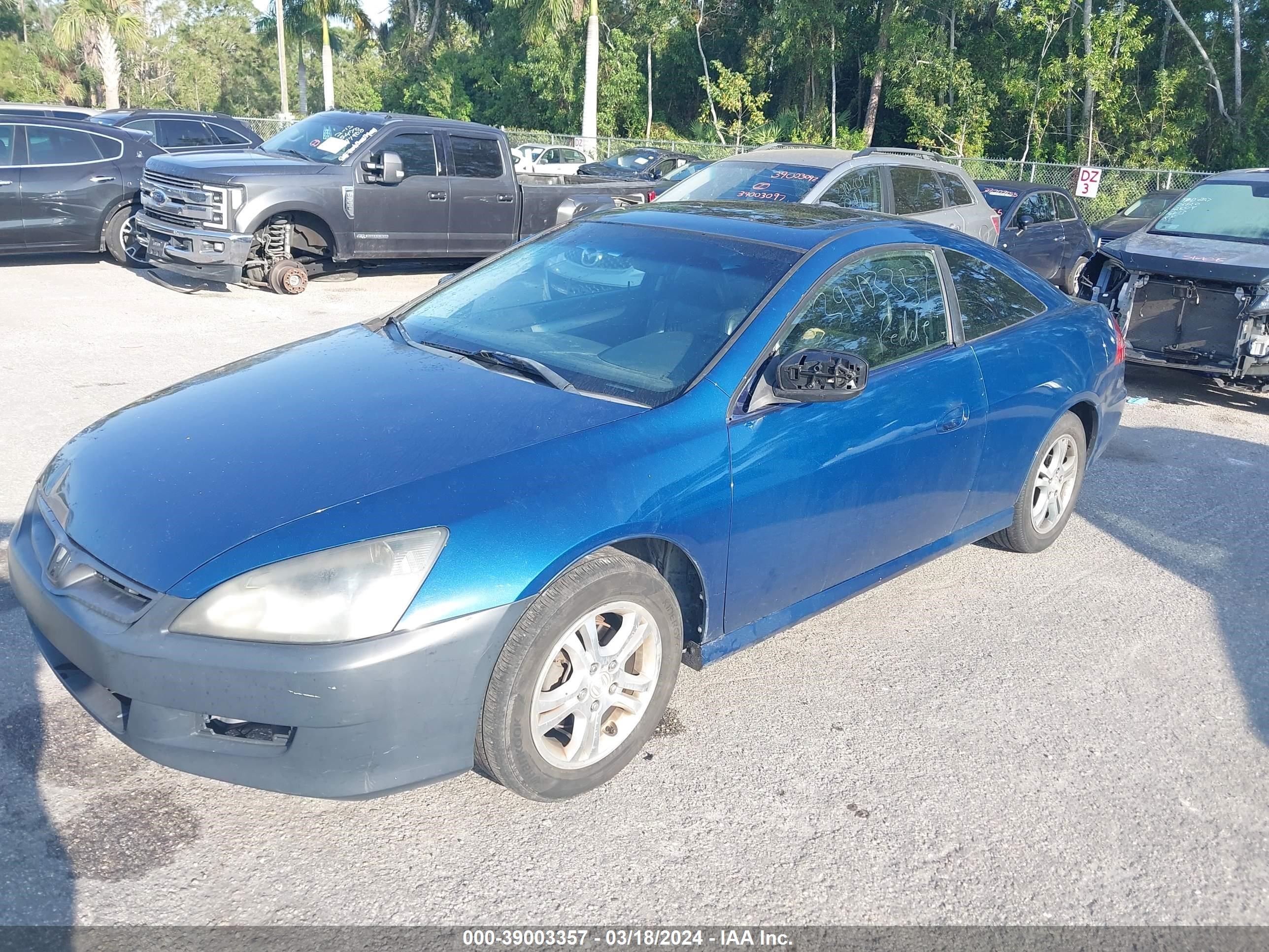 Photo 1 VIN: 1HGCM72697A011676 - HONDA ACCORD 