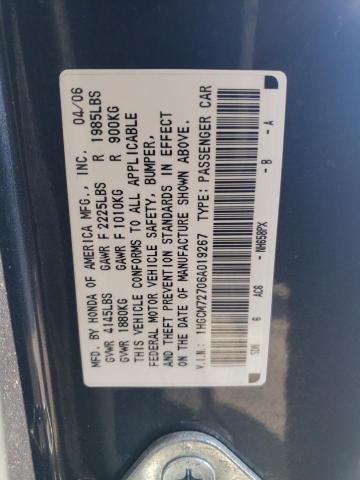 Photo 11 VIN: 1HGCM72706A019267 - HONDA ACCORD 