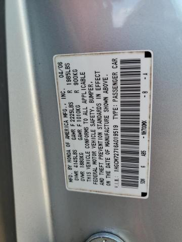 Photo 12 VIN: 1HGCM72716A019519 - HONDA ACCORD EX 