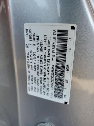 Photo 11 VIN: 1HGCM72737A005350 - HONDA ACCORD EX 