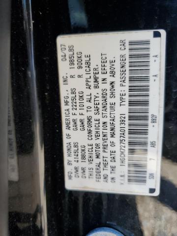 Photo 11 VIN: 1HGCM72757A013921 - HONDA ACCORD EX 