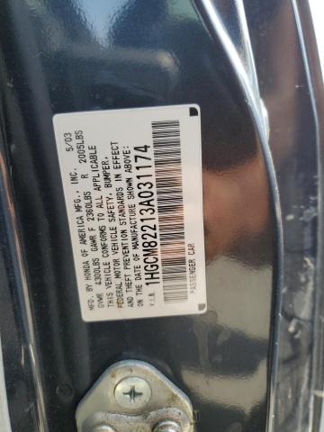 Photo 11 VIN: 1HGCM82213A031174 - HONDA ACCORD LX 