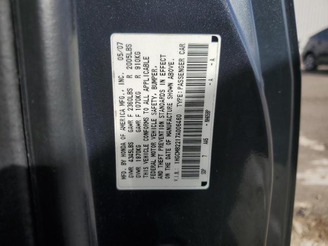 Photo 11 VIN: 1HGCM82217A006460 - HONDA ACCORD 