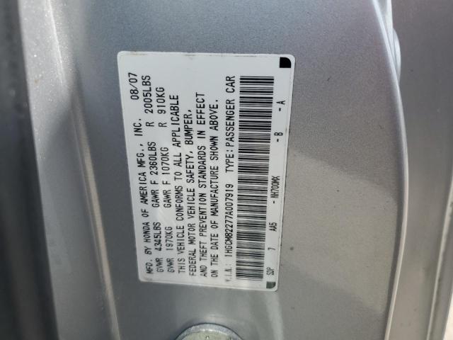 Photo 11 VIN: 1HGCM82277A007919 - HONDA ACCORD 