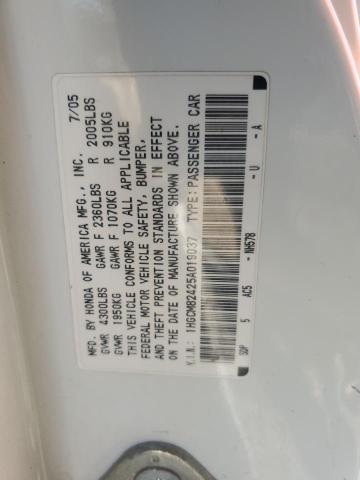 Photo 11 VIN: 1HGCM82425A019037 - HONDA ACCORD 