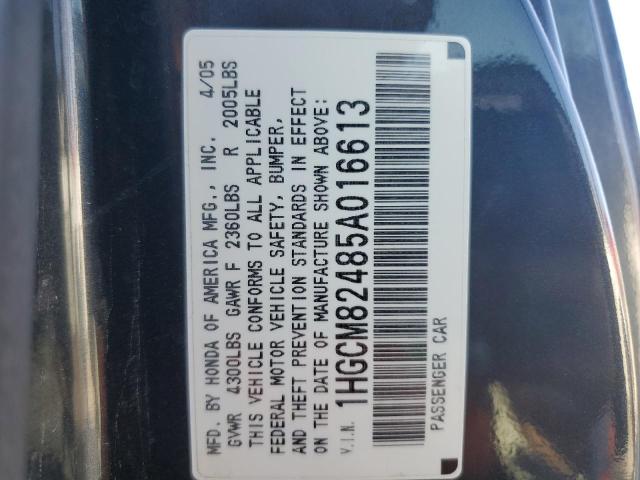 Photo 12 VIN: 1HGCM82485A016613 - HONDA ACCORD SE 