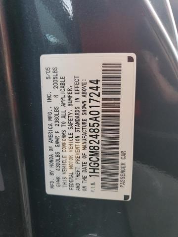 Photo 12 VIN: 1HGCM82485A017244 - HONDA ACCORD SE 