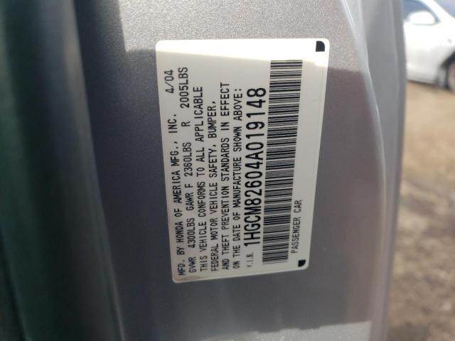 Photo 11 VIN: 1HGCM82604A019148 - HONDA ACCORD 