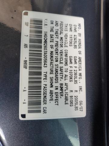 Photo 12 VIN: 1HGCM82607A005643 - HONDA ACCORD EX 