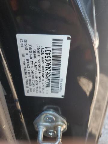 Photo 11 VIN: 1HGCM82624A005431 - HONDA ACCORD EX 