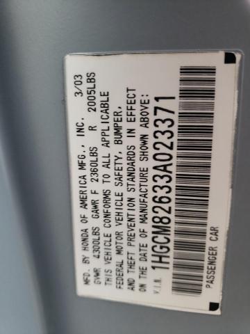 Photo 11 VIN: 1HGCM82633A023371 - HONDA ACCORD 