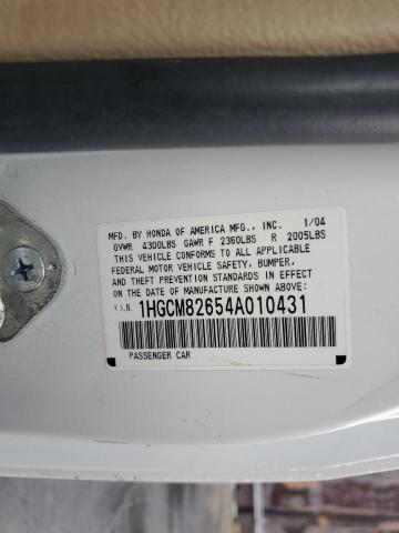 Photo 12 VIN: 1HGCM82654A010431 - HONDA ACCORD 