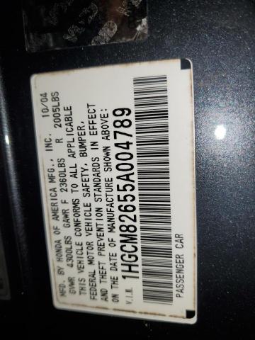 Photo 11 VIN: 1HGCM82655A004789 - HONDA ACCORD 