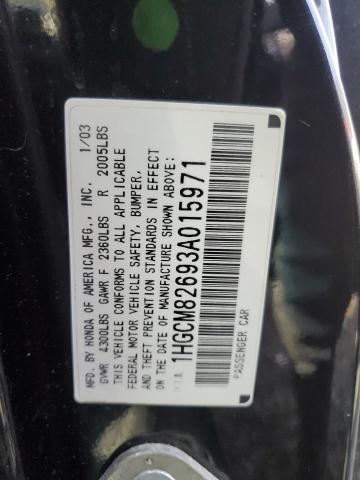 Photo 11 VIN: 1HGCM82693A015971 - HONDA ACCORD 