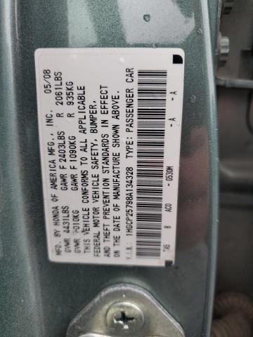 Photo 11 VIN: 1HGCP25798A134328 - HONDA ACCORD 