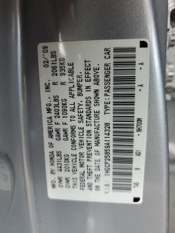 Photo 11 VIN: 1HGCP25859A114328 - HONDA ACCORD EXL 