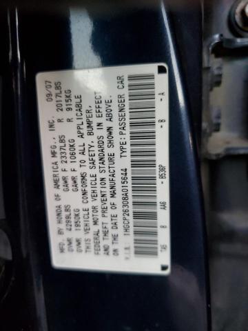 Photo 11 VIN: 1HGCP26308A015644 - HONDA ACCORD 